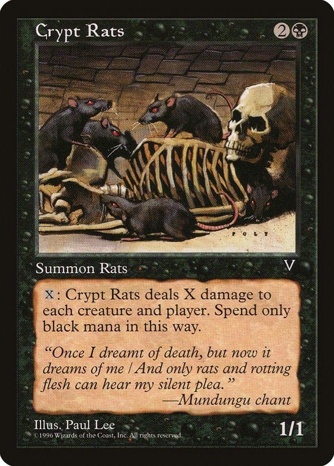 Magic: The Gathering MTG Single Crypt Rats [Visions]