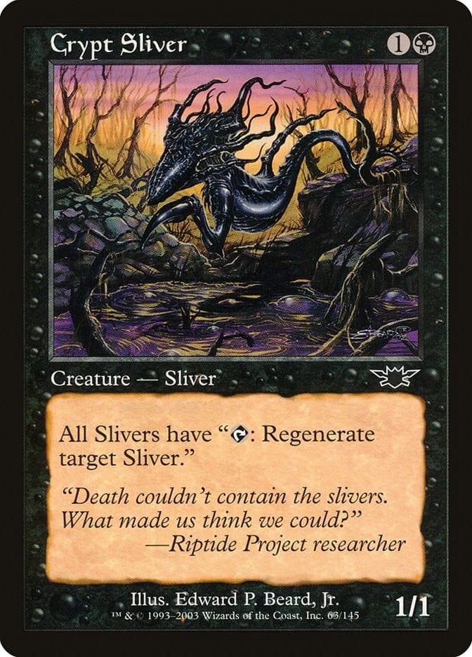 Magic: The Gathering MTG Single Crypt Sliver [Legions]