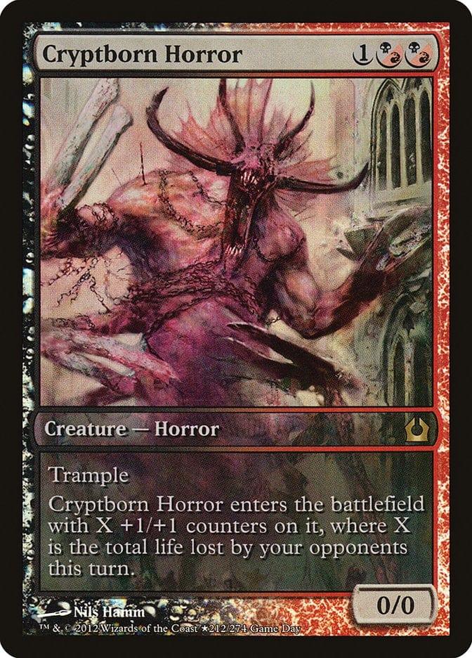 Magic: The Gathering MTG Single Cryptborn Horror (Game Day) (Extended) [Return to Ravnica Promos]
