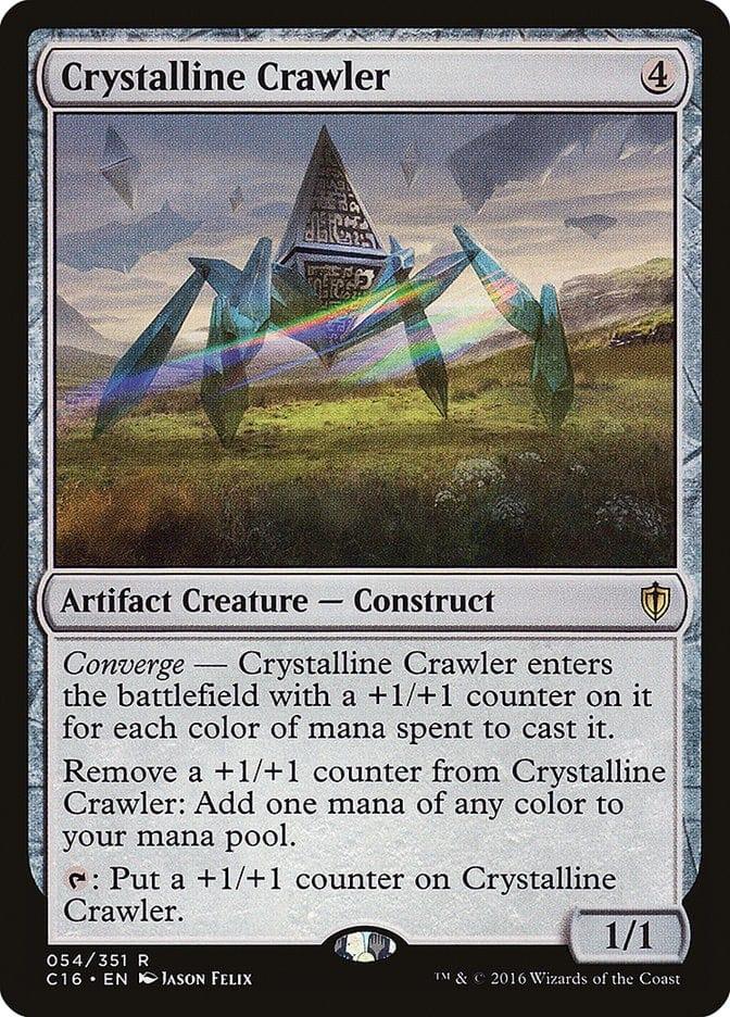 Magic: The Gathering MTG Single Crystalline Crawler [Commander 2016]