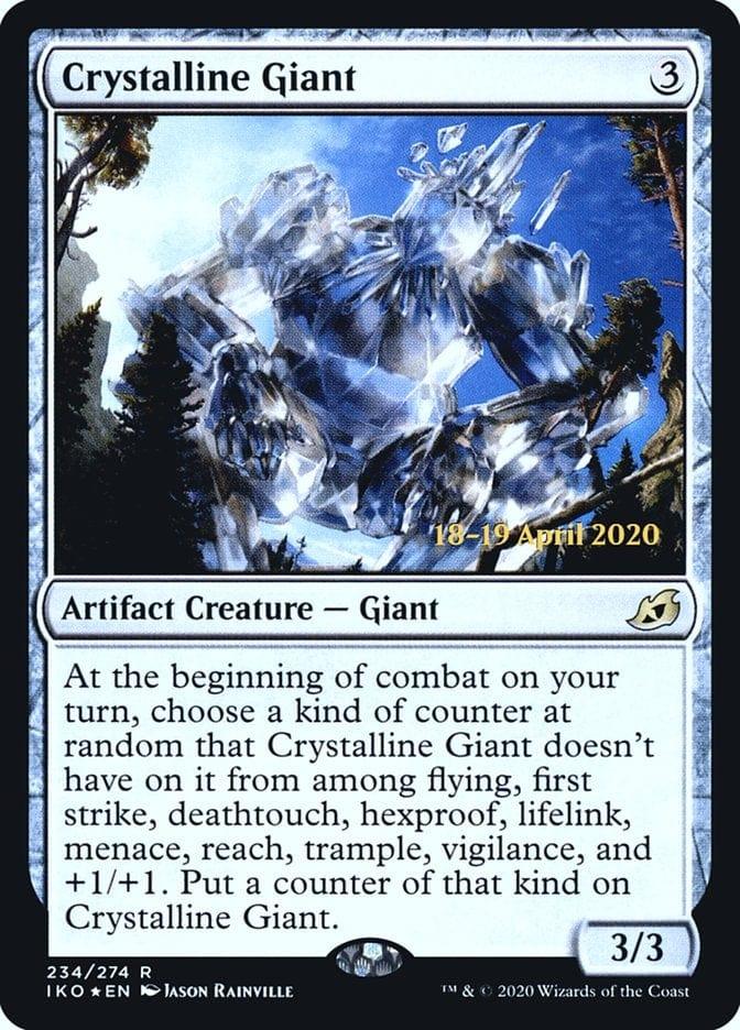 Magic: The Gathering MTG Single Crystalline Giant  [Ikoria: Lair of Behemoths Prerelease Promos]