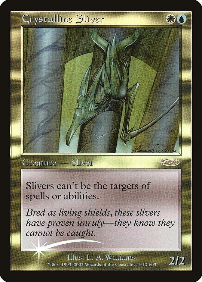 Magic: The Gathering MTG Single Crystalline Sliver [Friday Night Magic 2003]