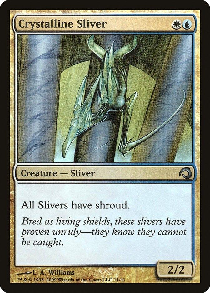 Magic: The Gathering MTG Single Crystalline Sliver [Premium Deck Series: Slivers]