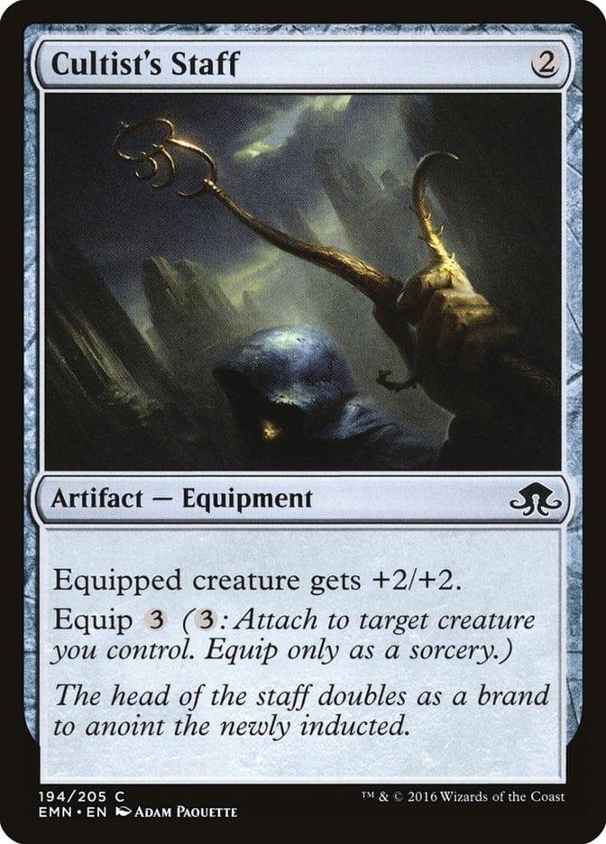 Magic: The Gathering MTG Single Cultist's Staff [Eldritch Moon]