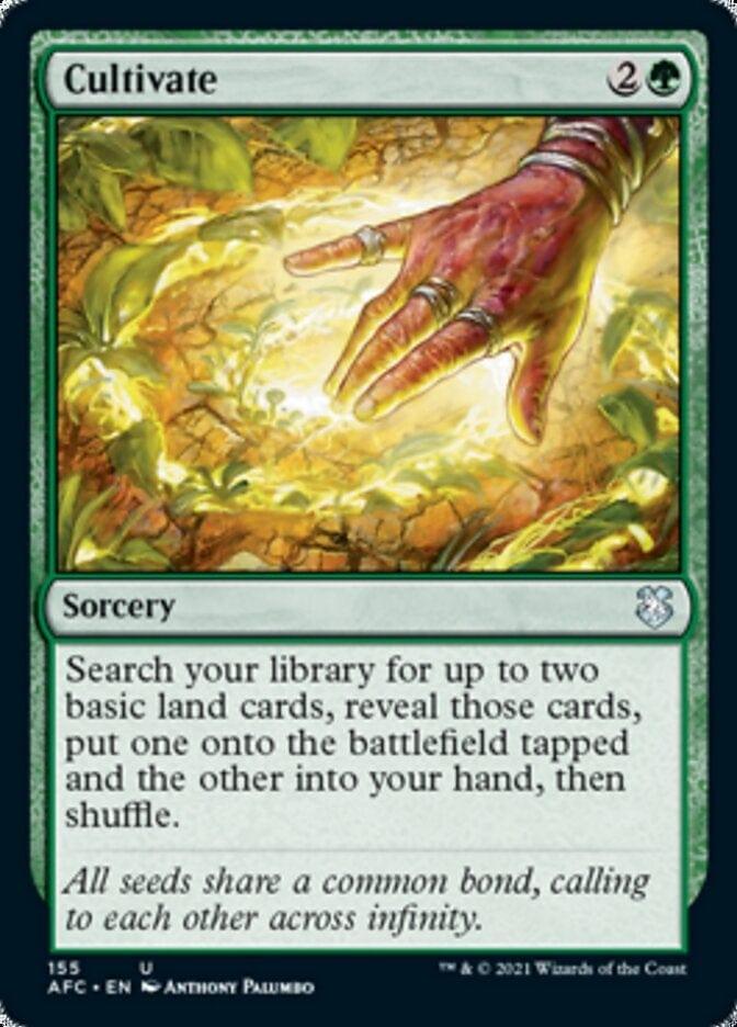 Magic: The Gathering MTG Single Cultivate [Dungeons & Dragons: Adventures in the Forgotten Realms Commander]
