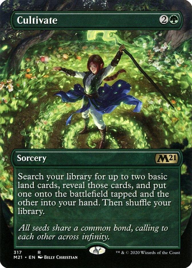 Magic: The Gathering MTG Single Cultivate (Extended) [Core Set 2021]