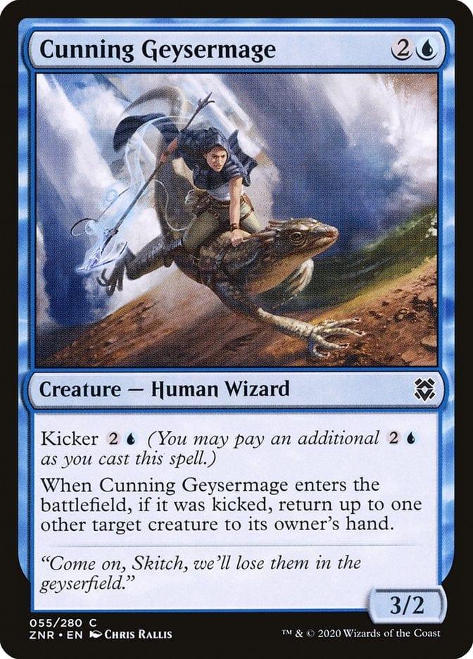 Magic: The Gathering MTG Single Cunning Geysermage [Zendikar Rising]