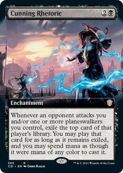 Magic: The Gathering MTG Single Cunning Rhetoric (Extended) [Commander 2021]