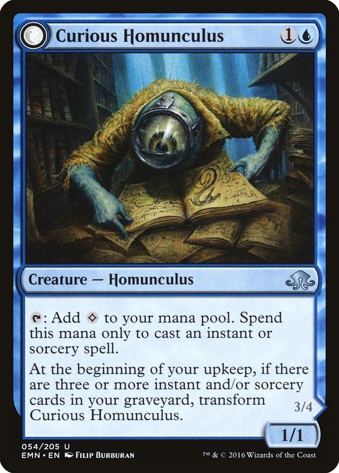 Magic: The Gathering MTG Single Curious Homunculus // Voracious Reader [Eldritch Moon]