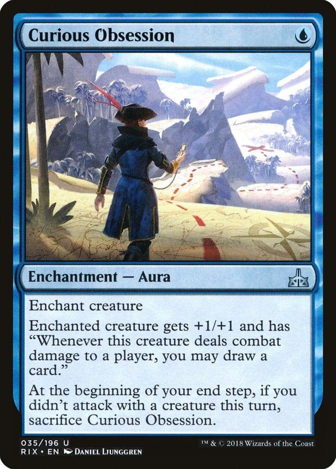 Magic: The Gathering MTG Single Curious Obsession [Rivals of Ixalan]