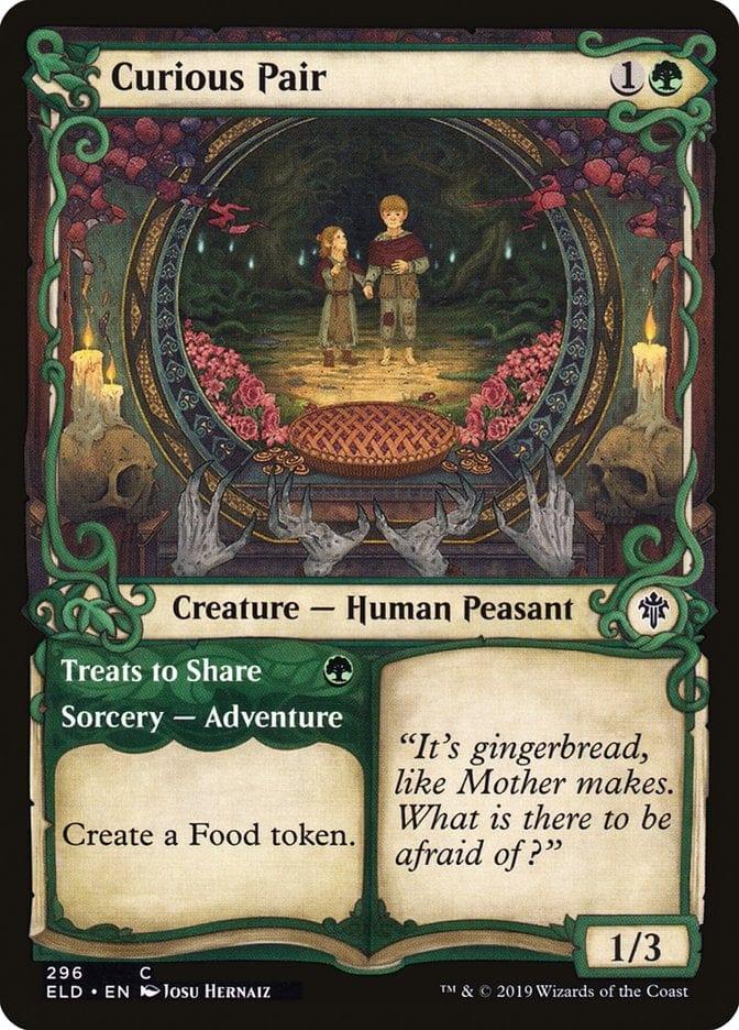 Magic: The Gathering MTG Single Curious Pair // Treats to Share (Showcase) [Throne of Eldraine]