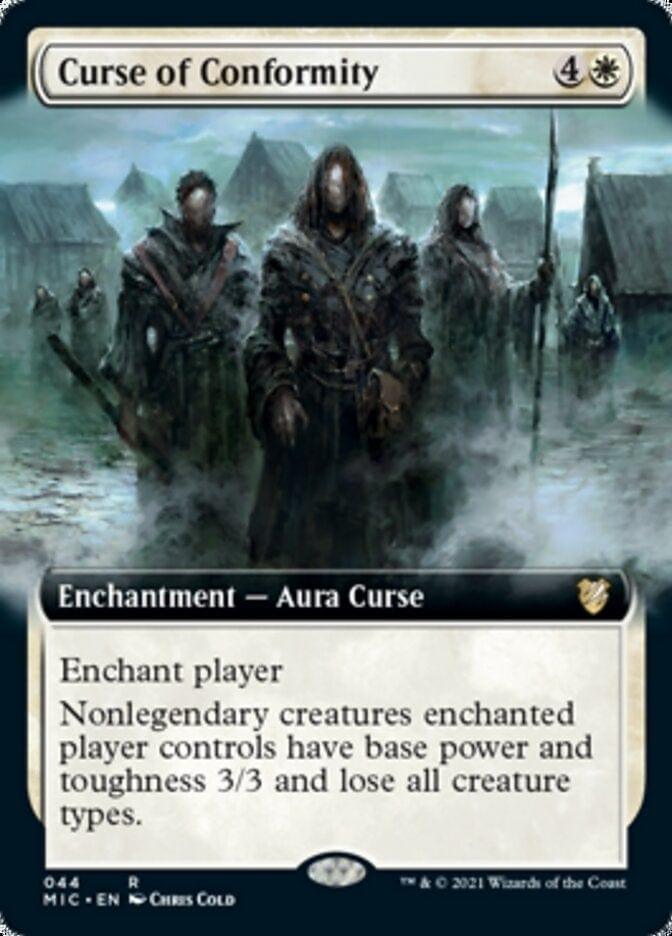 Magic: The Gathering MTG Single Curse of Conformity (Extended) [Innistrad: Midnight Hunt Commander]