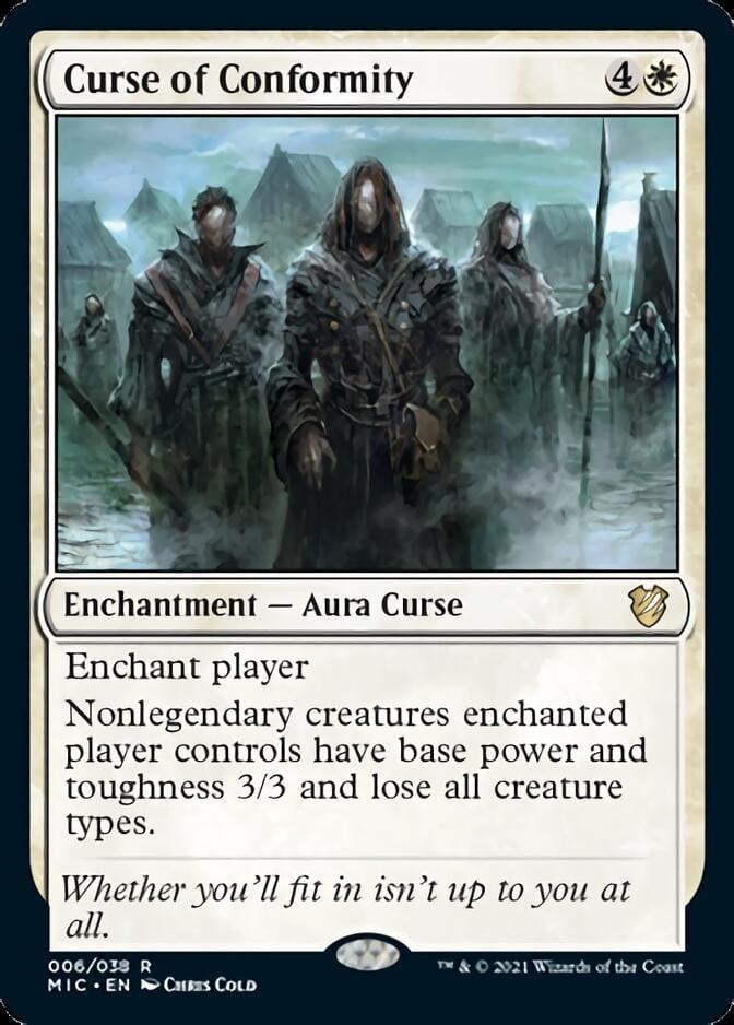 Magic: The Gathering MTG Single Curse of Conformity [Innistrad: Midnight Hunt Commander]
