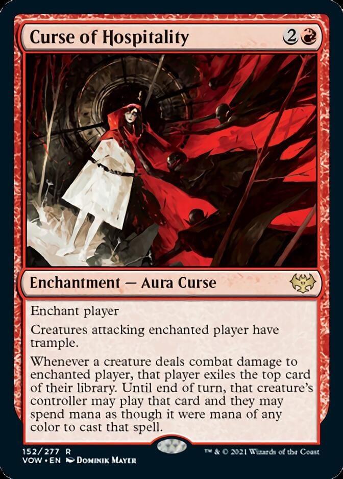 Magic: The Gathering MTG Single Curse of Hospitality [Innistrad: Crimson Vow]