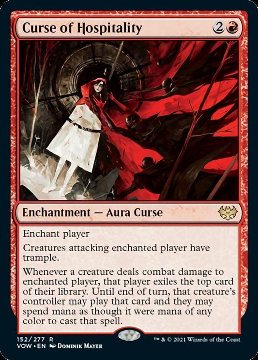 Magic: The Gathering MTG Single Curse of Hospitality [Innistrad: Crimson Vow]