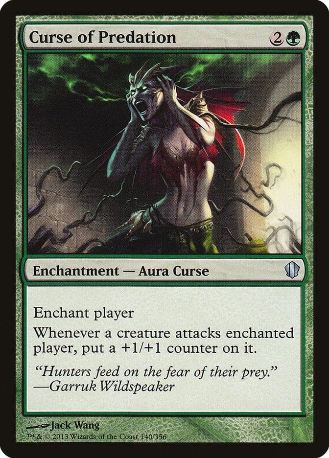 Magic: The Gathering MTG Single Curse of Predation [Commander 2013]