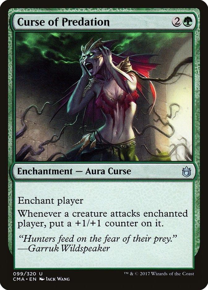 Magic: The Gathering MTG Single Curse of Predation [Commander Anthology]