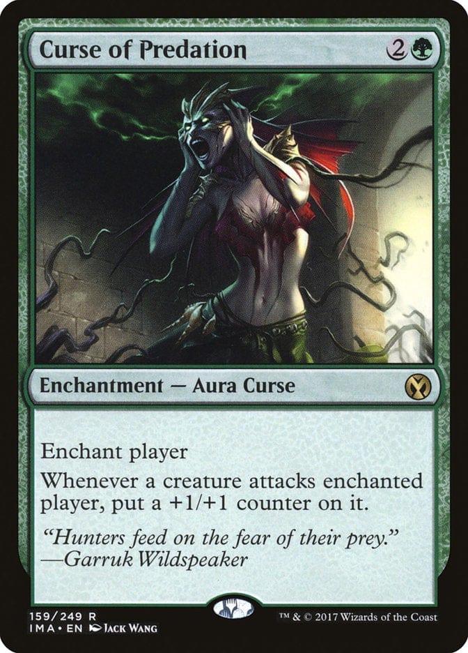 Magic: The Gathering MTG Single Curse of Predation [Iconic Masters]