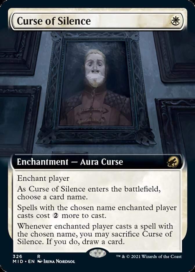 Magic: The Gathering MTG Single Curse of Silence (Extended) [Innistrad: Midnight Hunt]