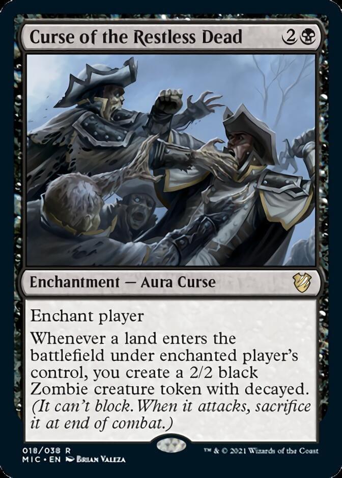 Magic: The Gathering MTG Single Curse of the Restless Dead [Innistrad: Midnight Hunt Commander]