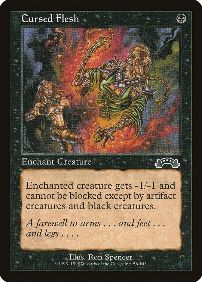 Magic: The Gathering MTG Single Cursed Flesh [Exodus]