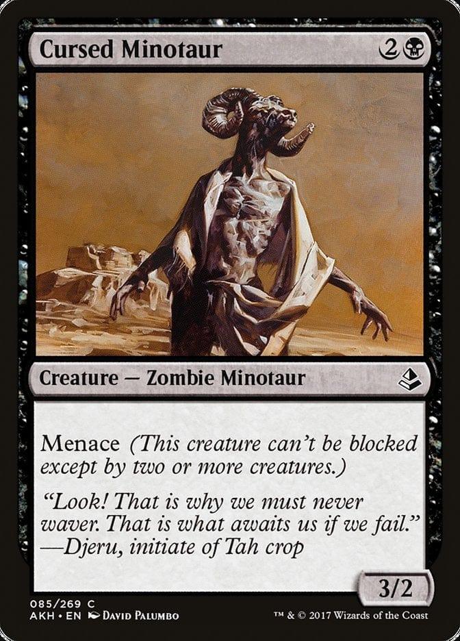 Magic: The Gathering MTG Single Cursed Minotaur [Amonkhet]