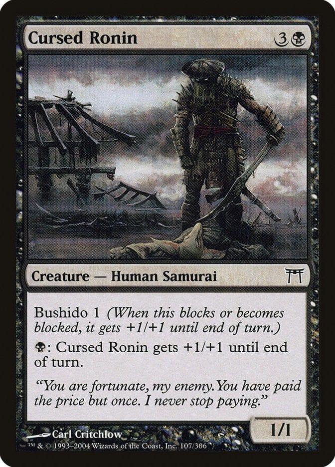 Magic: The Gathering MTG Single Cursed Ronin [Champions of Kamigawa]