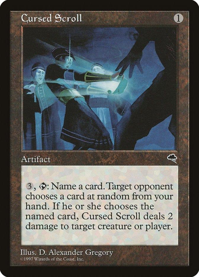 Magic: The Gathering MTG Single Cursed Scroll [Tempest]