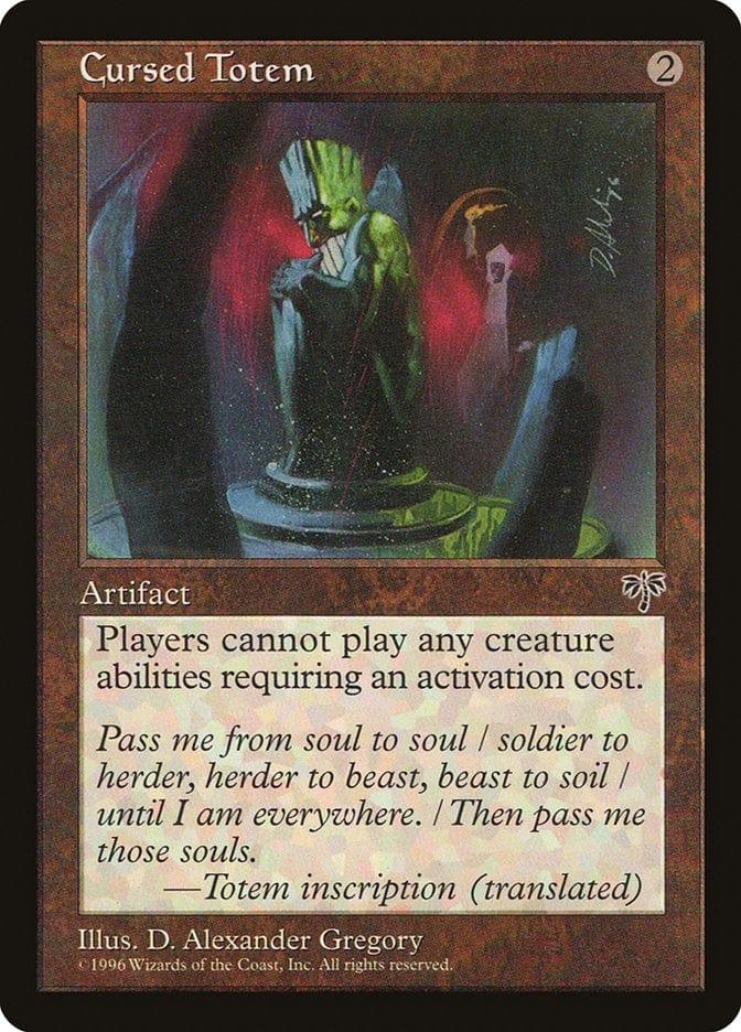 Magic: The Gathering MTG Single Cursed Totem [Mirage]