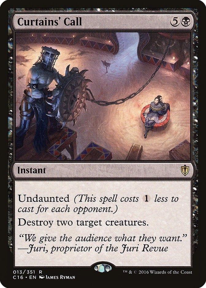 Magic: The Gathering MTG Single Curtains' Call [Commander 2016]