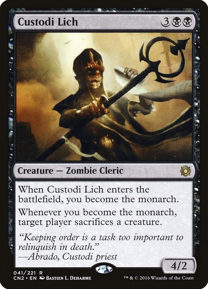 Magic: The Gathering MTG Single Custodi Lich [Conspiracy: Take the Crown]