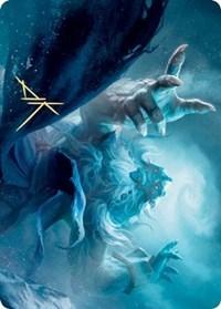 Magic: The Gathering MTG Single Cyclone Summoner Art Card (Gold-Stamped Signature) [Kaldheim: Art Series]