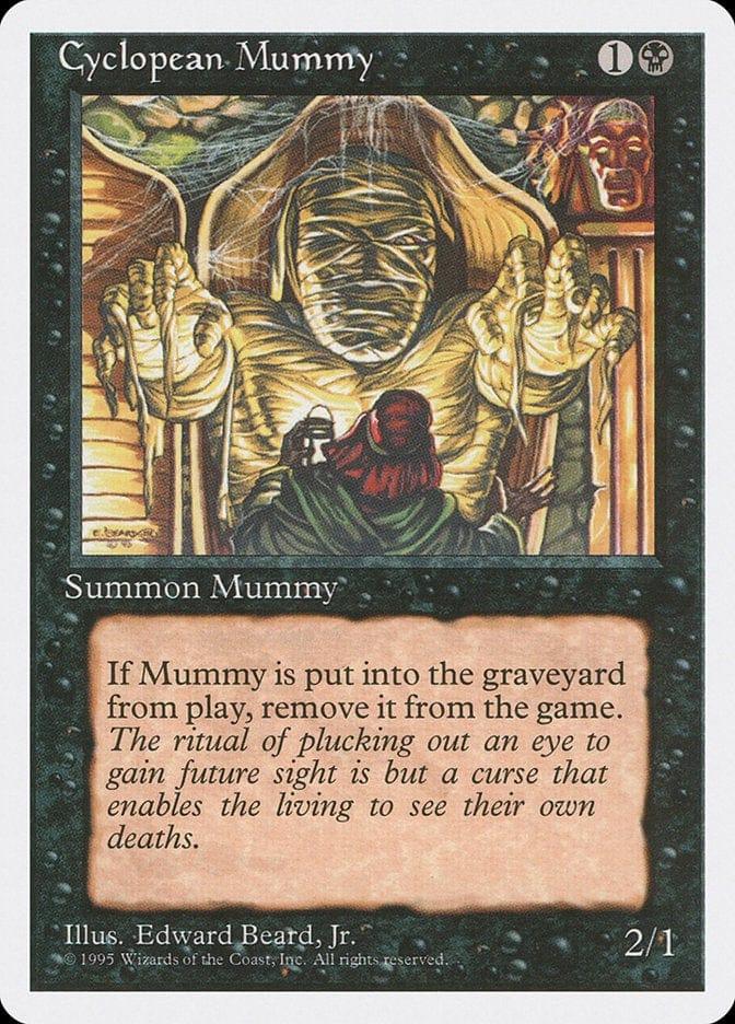 Magic: The Gathering MTG Single Cyclopean Mummy [Fourth Edition]