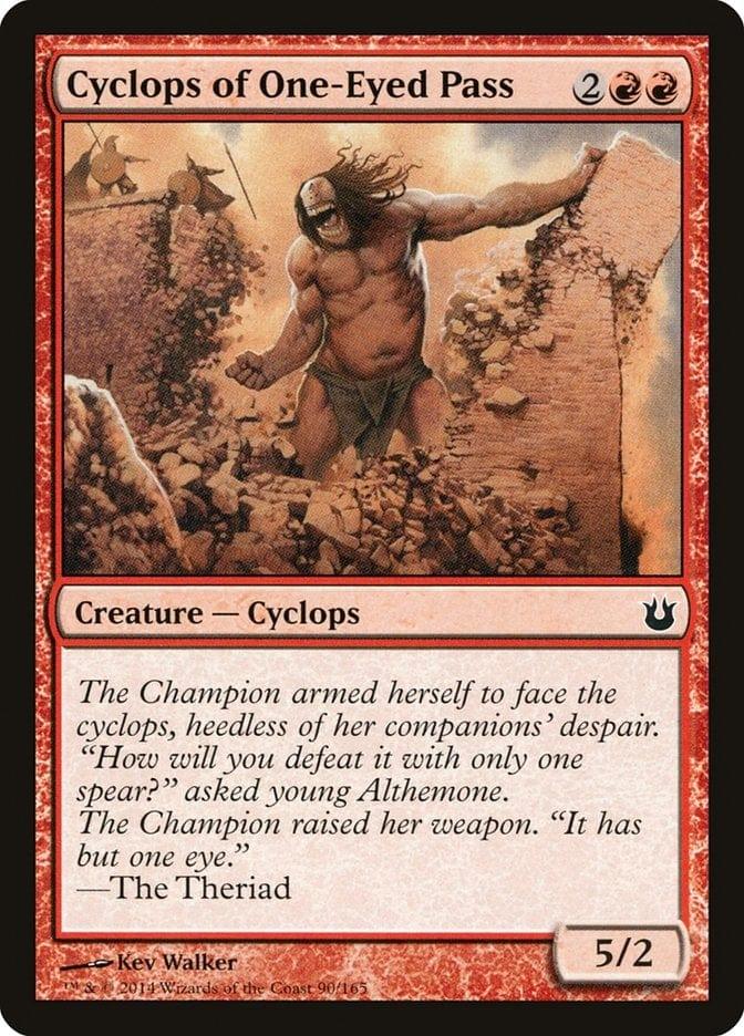 Magic: The Gathering MTG Single Cyclops of One-Eyed Pass [Born of the Gods]