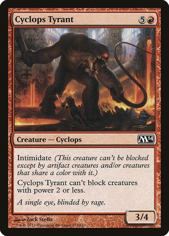 Magic: The Gathering MTG Single Cyclops Tyrant [Magic 2014]