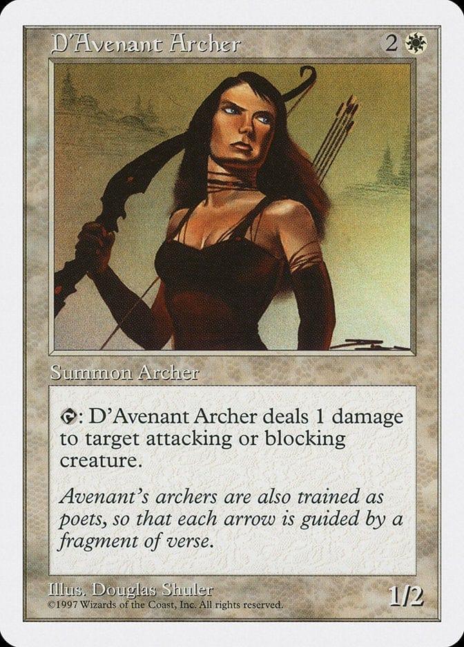 Magic: The Gathering MTG Single D'Avenant Archer [Fifth Edition]