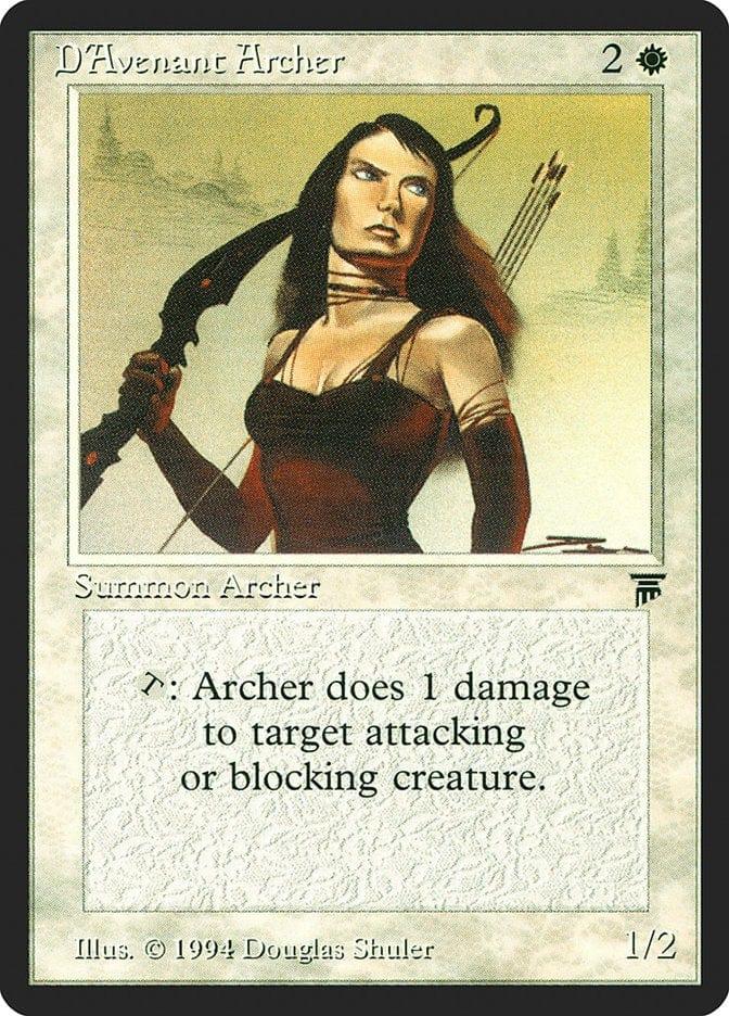 Magic: The Gathering MTG Single D'Avenant Archer [Legends]