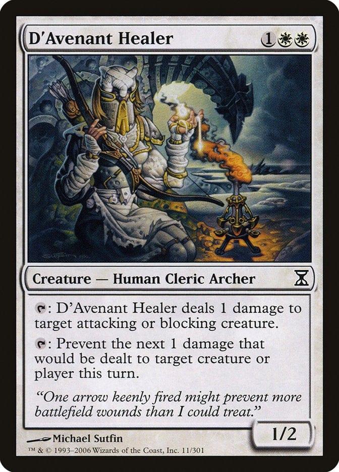 Magic: The Gathering MTG Single D'Avenant Healer [Time Spiral]