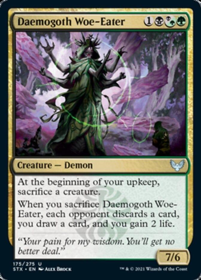 Magic: The Gathering MTG Single Daemogoth Woe-Eater [Strixhaven: School of Mages]