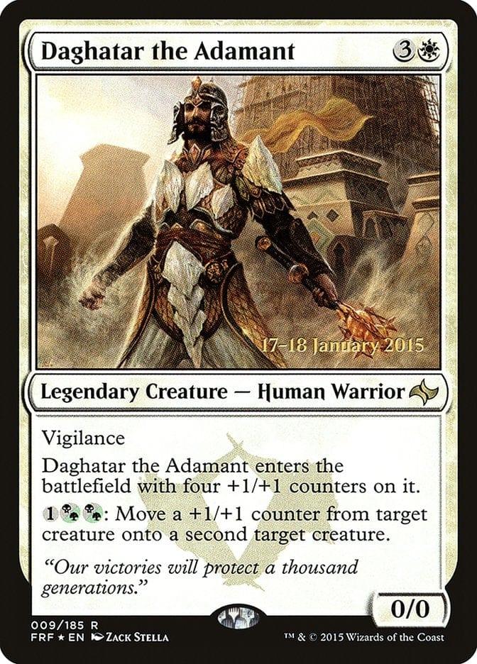 Magic: The Gathering MTG Single Daghatar the Adamant  [Fate Reforged Prerelease Promos]