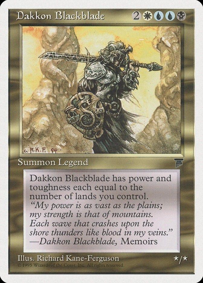 Magic: The Gathering MTG Single Dakkon Blackblade [Chronicles]