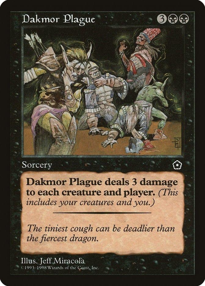Magic: The Gathering MTG Single Dakmor Plague [Portal Second Age]