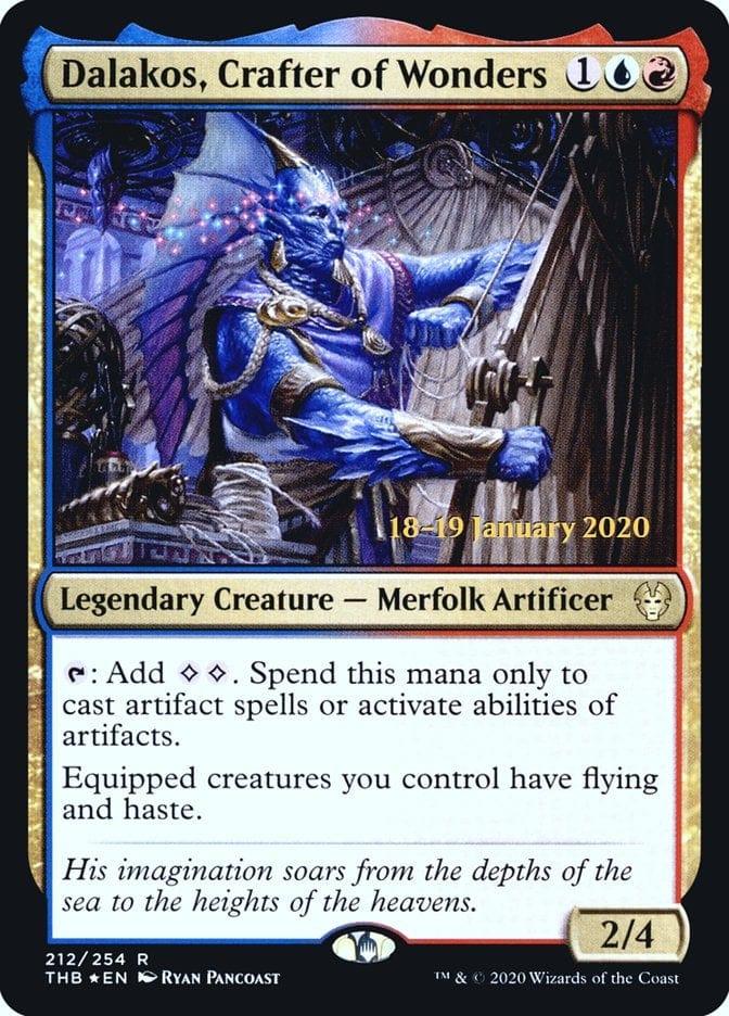 Magic: The Gathering MTG Single Dalakos, Crafter of Wonders [Theros Beyond Death Prerelease Promos]