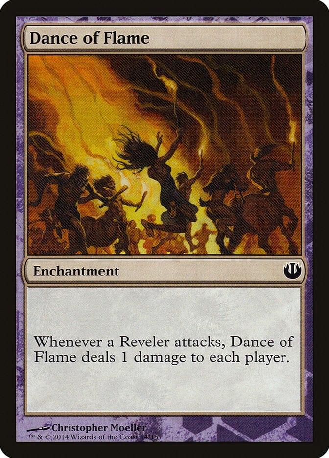 Magic: The Gathering MTG Single Dance of Flame [Journey into Nyx Hero's Path]