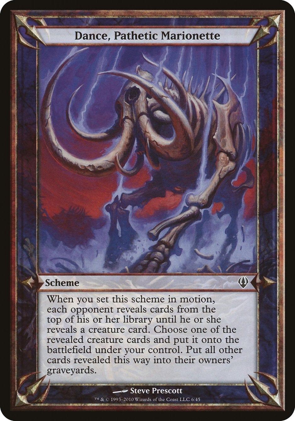 Magic: The Gathering MTG Single Dance, Pathetic Marionette (Schemes) [Archenemy Schemes]
