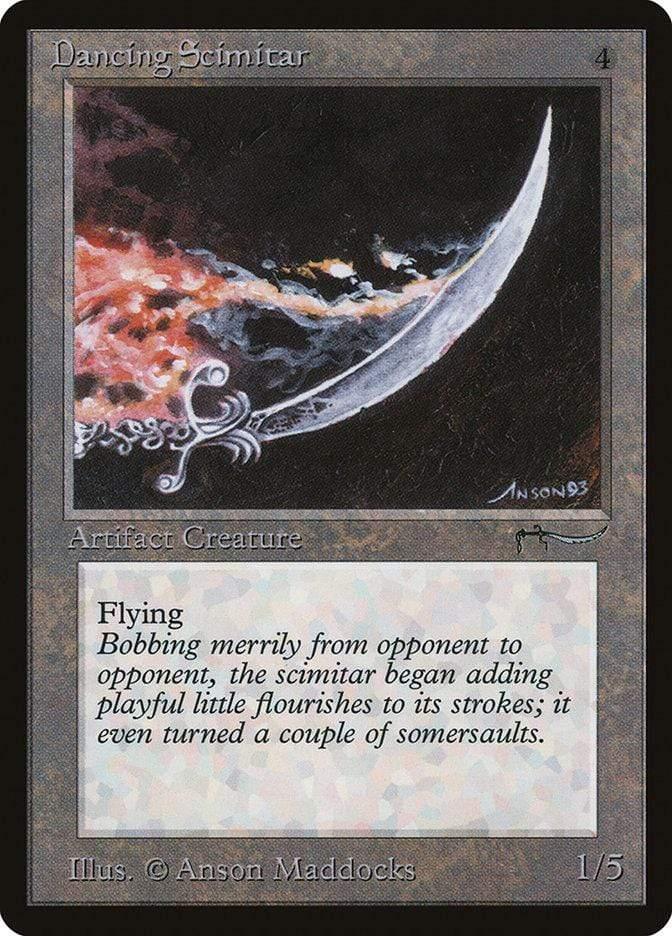 Magic: The Gathering MTG Single Dancing Scimitar [Arabian Nights]