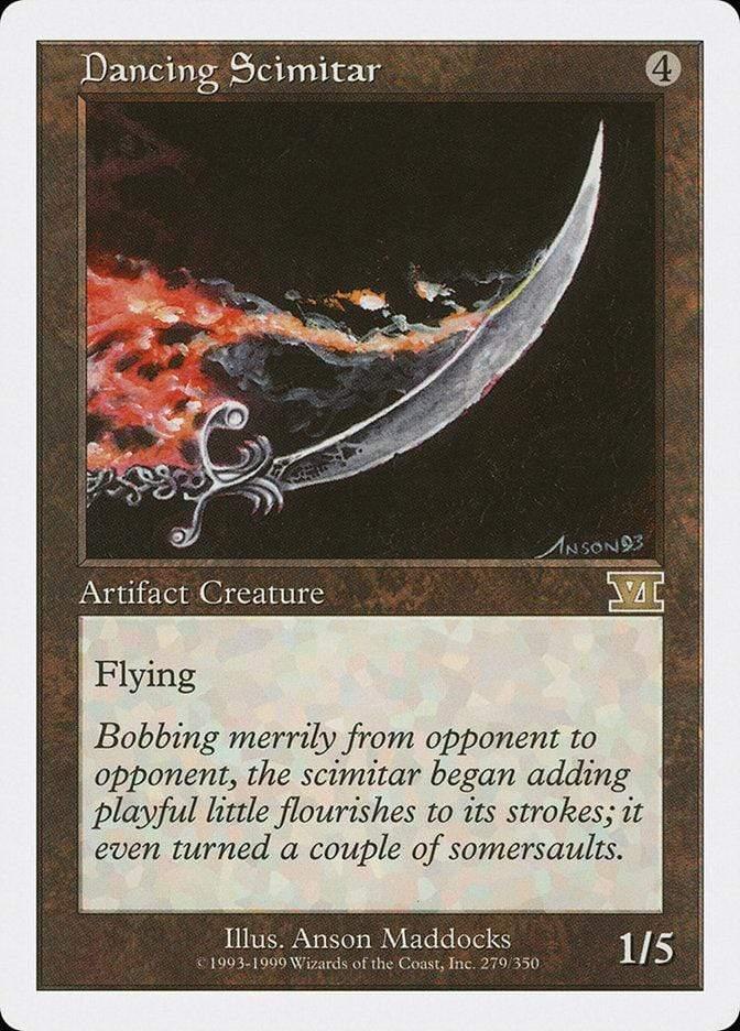 Magic: The Gathering MTG Single Dancing Scimitar [Classic Sixth Edition]