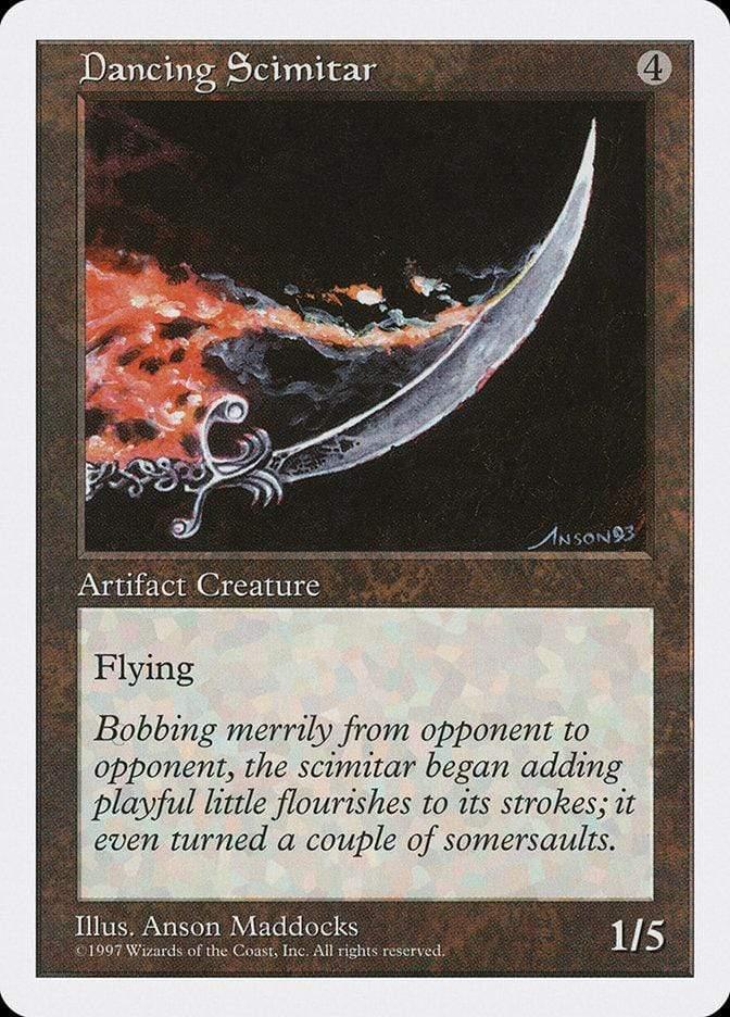 Magic: The Gathering MTG Single Dancing Scimitar [Fifth Edition]