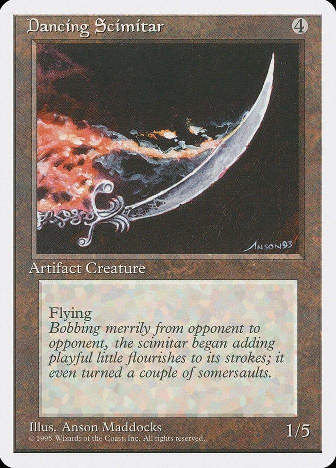 Magic: The Gathering MTG Single Dancing Scimitar [Fourth Edition]