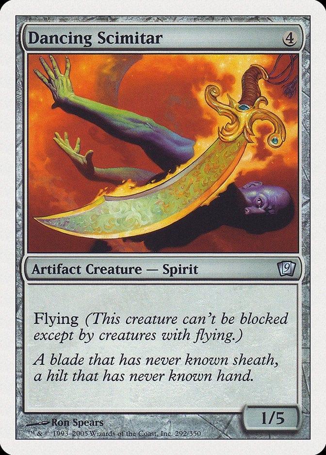 Magic: The Gathering MTG Single Dancing Scimitar [Ninth Edition]